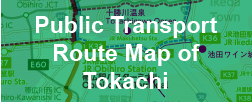 Public Transport Route Map of Tokachi